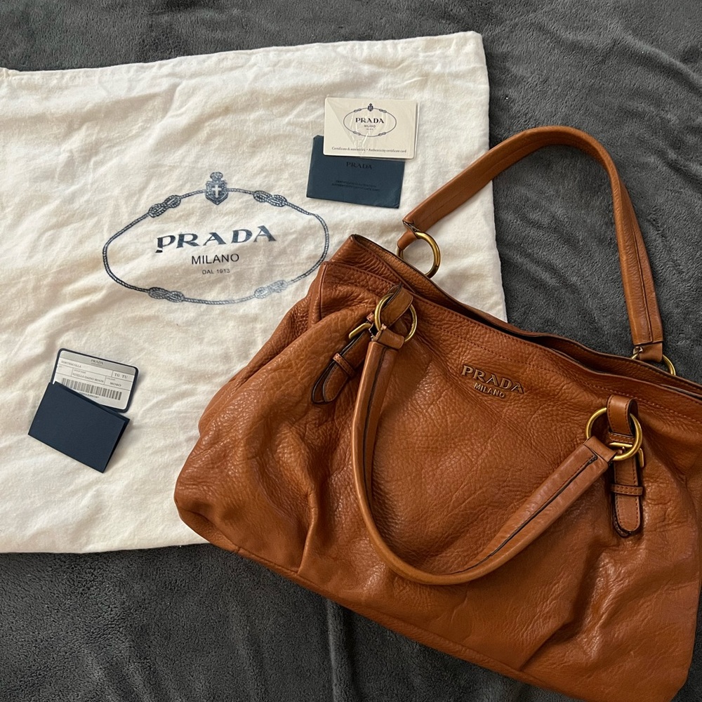 Vintage Prada Leather Purse